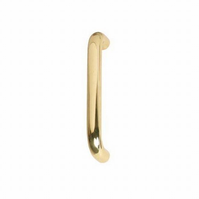 Ives 8103EZ2 12" Straight Door Pull, 1" Round and 2-1/2" Clearance - Bright Brass