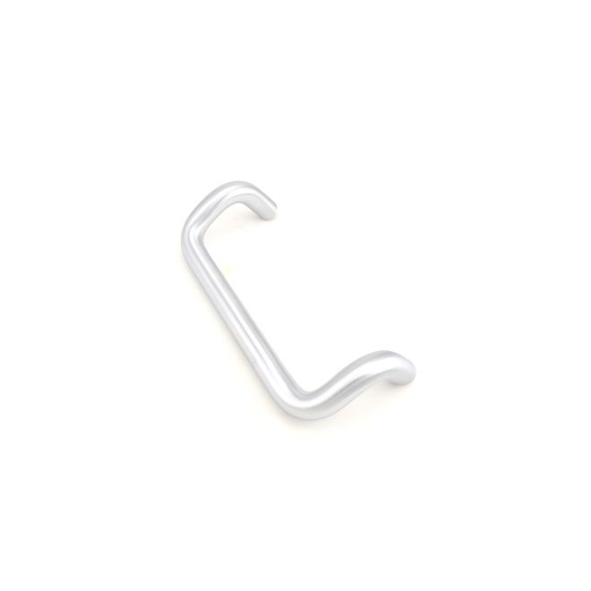 Ives 8190HD0 10" 90 Degree Offset Door Pull, 1" Round and 2-1/4" Clearance - Satin Chrome