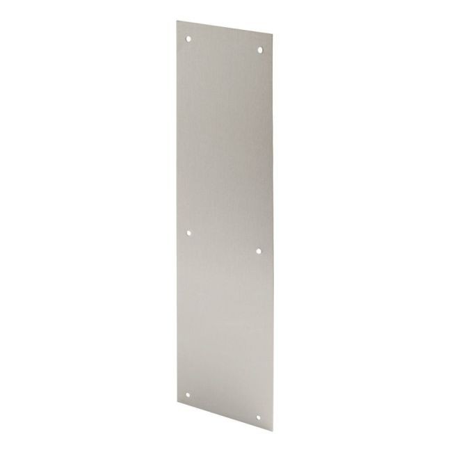 Ives 8200 3-1/2" x 15" Push Plate - Satin Nickel