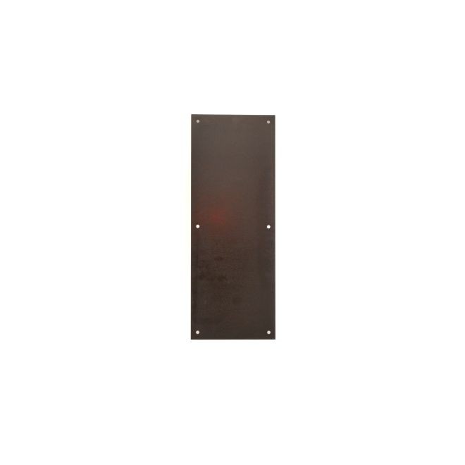 Ives 8200 6" x 16" Push Plate - Bright Brass