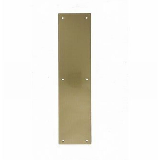 Ives 8200 3-1/2" x 15" Push Plate - Satin Brass