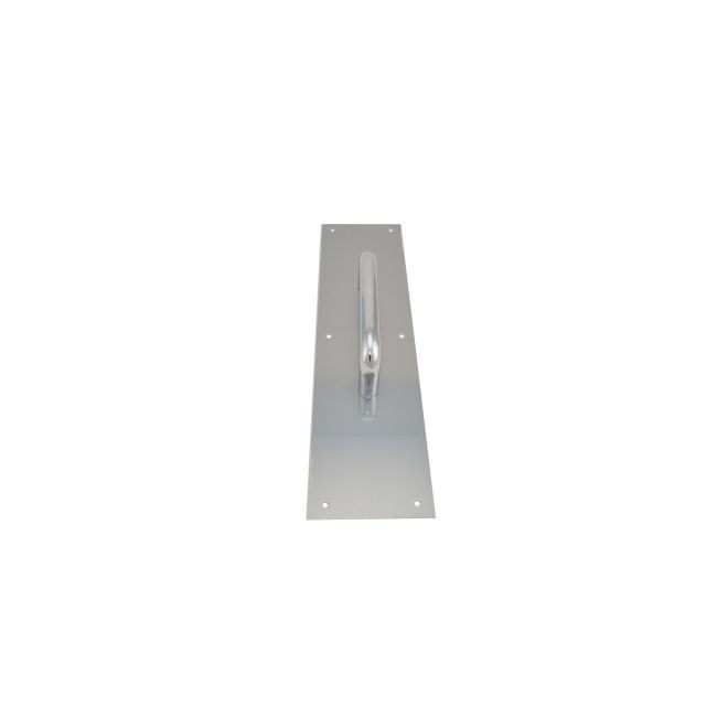 Ives 83020 10" Straight Pull 3/4" Round with 4" x 16" Plate - Bright Chrome