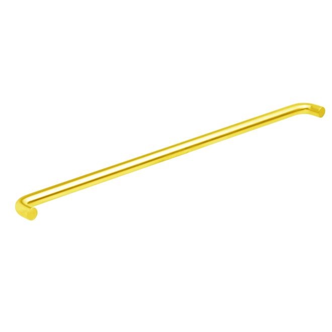 Ives 9100HD28 28" Push Bar, 1" Round and 2-1/2" Projection - Bright Brass