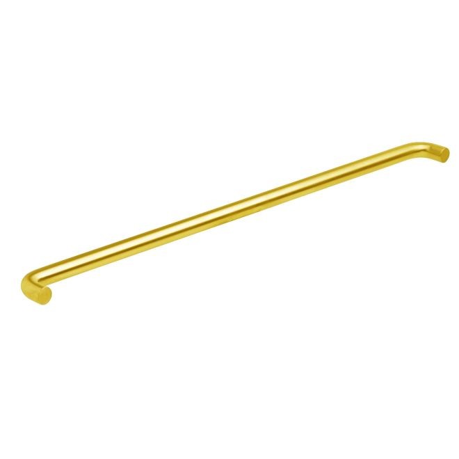 Ives 9100HD33 33" Push Bar, 1" Round and 2-1/2" Projection - Satin Brass