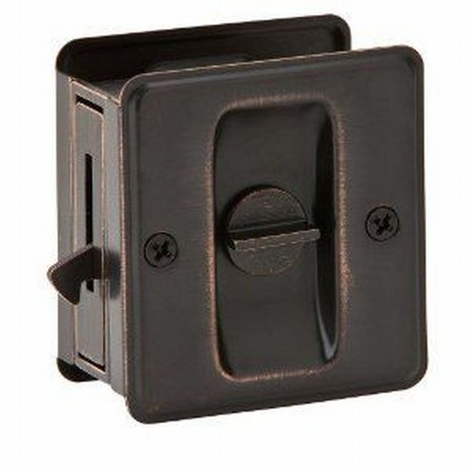 Ives 991A Privacy Sliding Door Pull - Aged Bronze