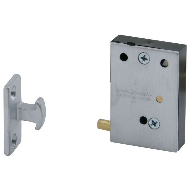 Ives CL11 Invisible Cabinet Latch - Satin Chrome