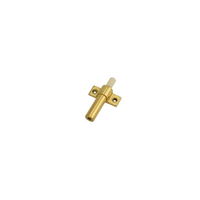Ives CL14 Auxiliary Push Cabinet Latch - Bright Brass