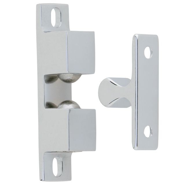 Ives CL22 3 Way Ball Catch Cabinet Latch - Satin Chrome