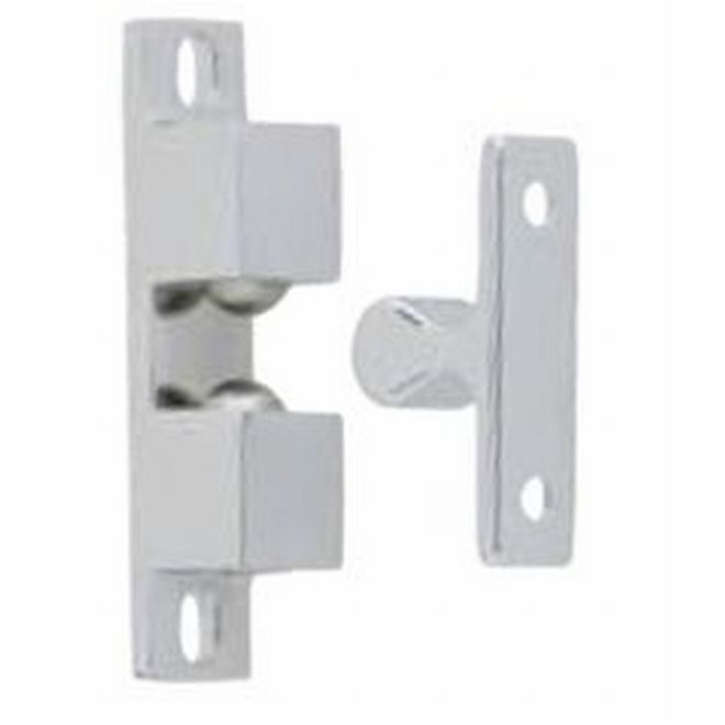 Ives CL22 3 Way Ball Catch Cabinet Latch - Bright Brass