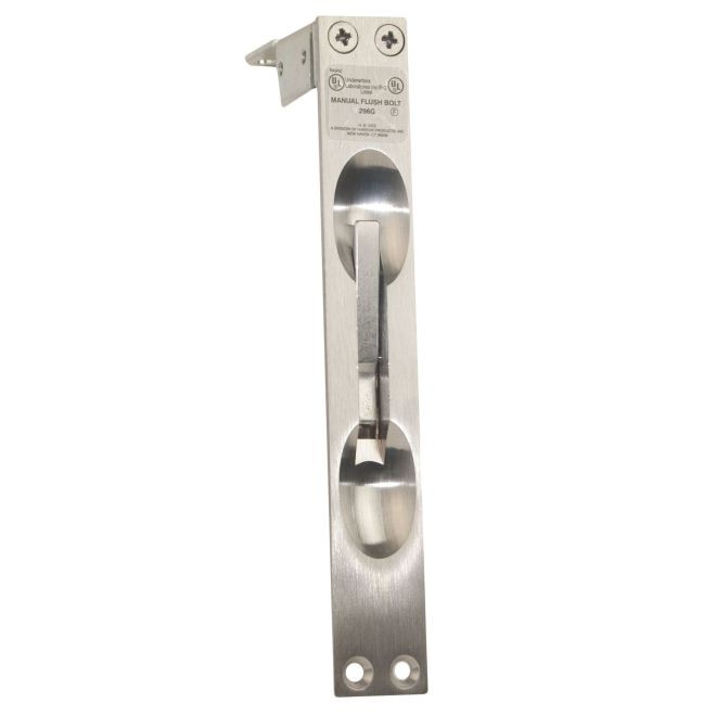 Ives FB358 Manual Flush Bolt for Wood Doors - Satin Chrome