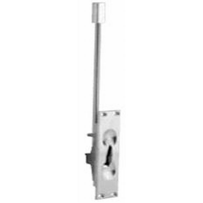 Ives FB45712 12" Manual Flush Bolt for Metal Door - Bright Chrome
