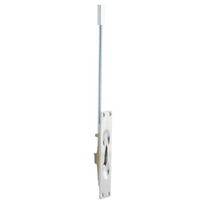 Ives FB45712 12" Manual Flush Bolt for Metal Door - Satin Chrome