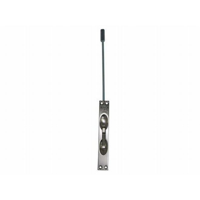 Ives FB45812 12" Manual Flush Bolt for Metal Door with 1" Width - Bright Chrome