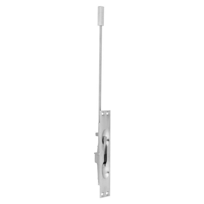 Ives FB45824 24" Manual Flush Bolt for Metal Door with 1" Width - Bright Chrome