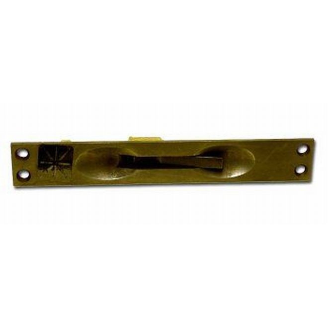 Ives FB45812 12" Manual Flush Bolt for Metal Door with 1" Width - Satin Brass