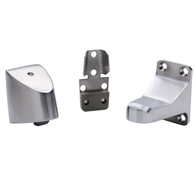 Ives FS495 Automatic Door Stop and Holder with 3/8" Clearance - Satin Chrome