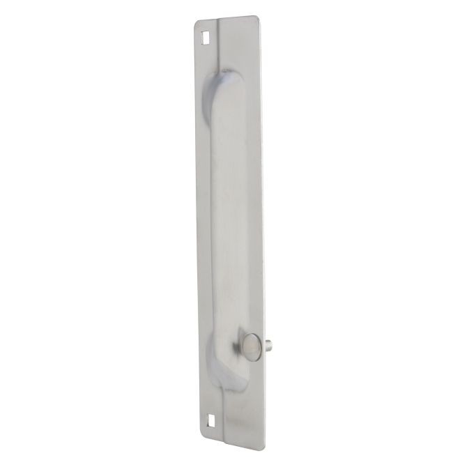 Ives LG13 7" x 1-1/2" Lock Guard - Satin Stainless Steel
