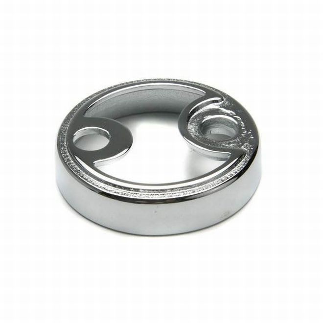 Ives R14 5/16" Riser for FS13 and FS17 Dome Stops - Bright Chrome