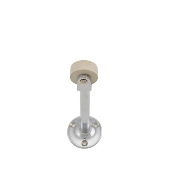 Ives RB472 6" Strait Roller Bumper - Bright Chrome