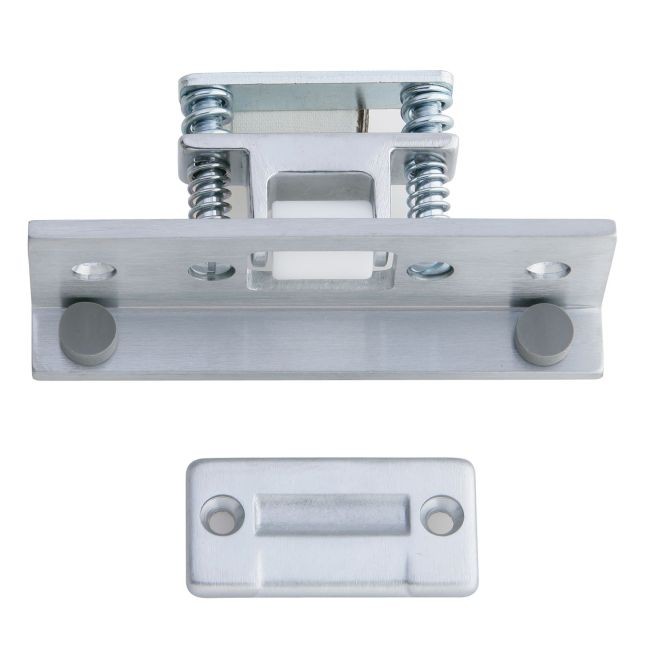 Ives RL1152 Combination Roller Latch and Applied Stop - Satin Chrome