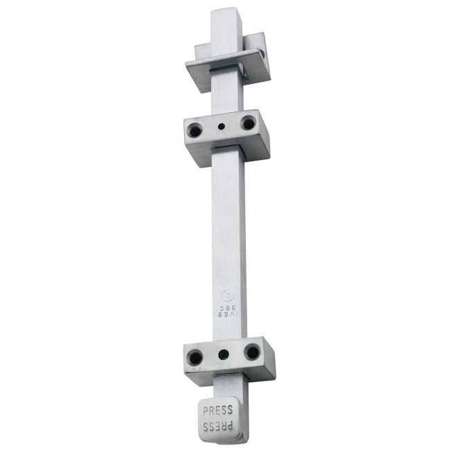 Ives SB3602C12 12" Heavy Duty UL Surface Bolt - Zinc Plated
