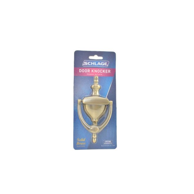 Ives SC23125609 Carded Door Knocker - Antique Brass
