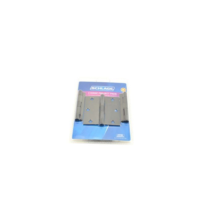 Ives SC3P1010F7 3-1/2" x 3-1/2" Square Hinge Carded 3 Pack - Aged Bronze