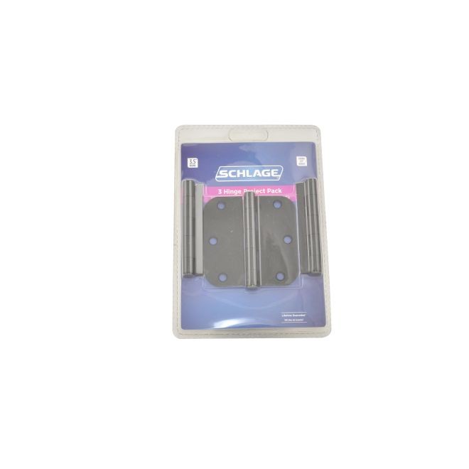 Ives SC3P1011F7 3-1/2" x 3-1/2" 5/8 Radius Hinge Carded 3 Pack - Aged Bronze