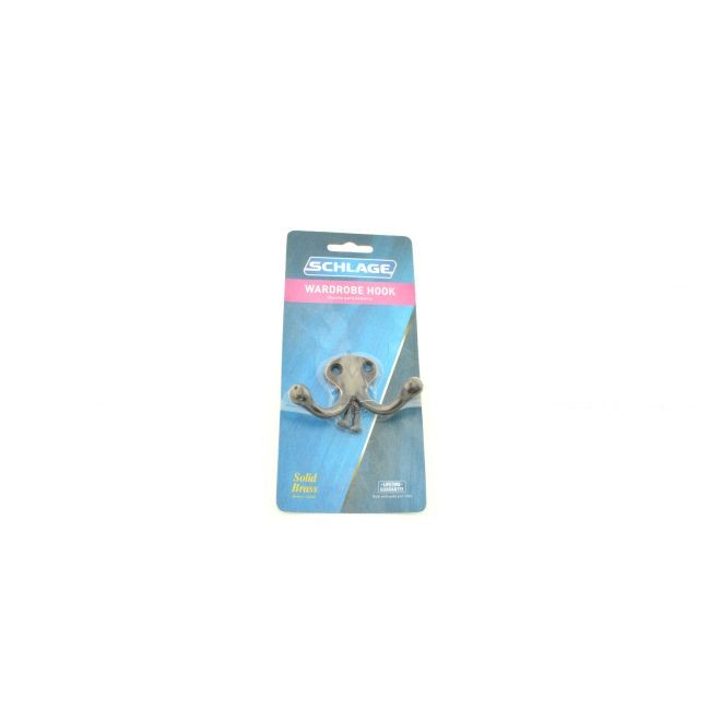 Ives SC582B716 Carded Wardrobe Hook - Aged Bronze