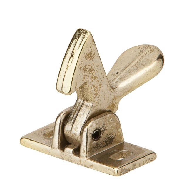 Ives SP2A3 Slim Pack Elbow Cabinet Latch - Bright Brass