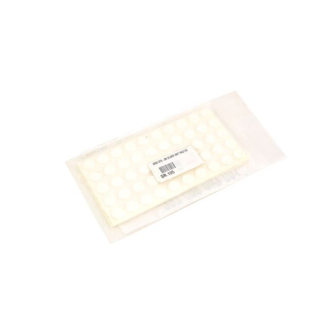 Ives SR66 Adhesive White Door Silencers, Bag of 100 - White