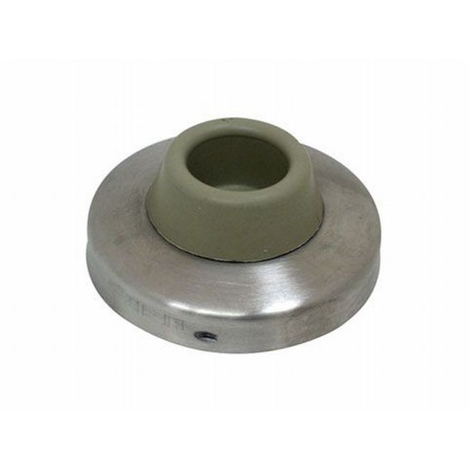 Ives WS406407CC 2-1/2" Concave Wall Bumper - Satin Chrome