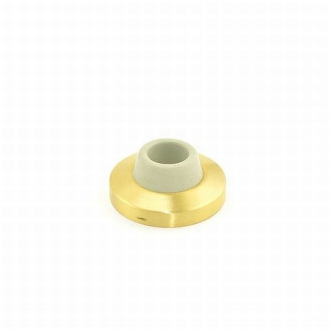 Ives WS406407CC 2-1/2" Concave Wall Bumper - Satin Brass