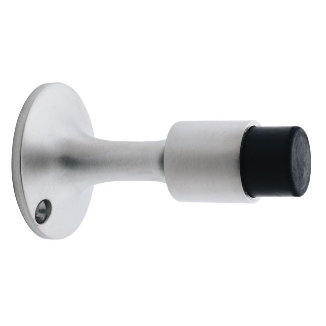 Ives WS443 Solid Wall Stop with Masonry Mounting - Satin Chrome