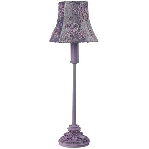 JubileeLavender Beaded Flower Chandelier Shade