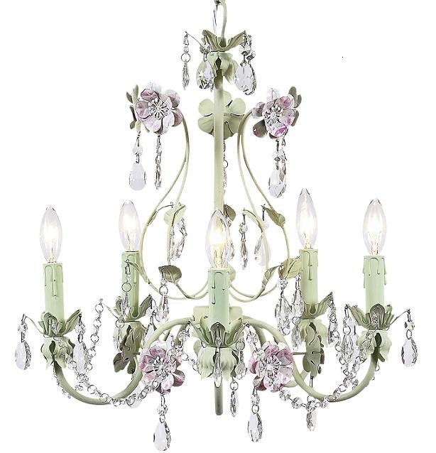Jubilee Flower Garden 5-Arm Chandelier