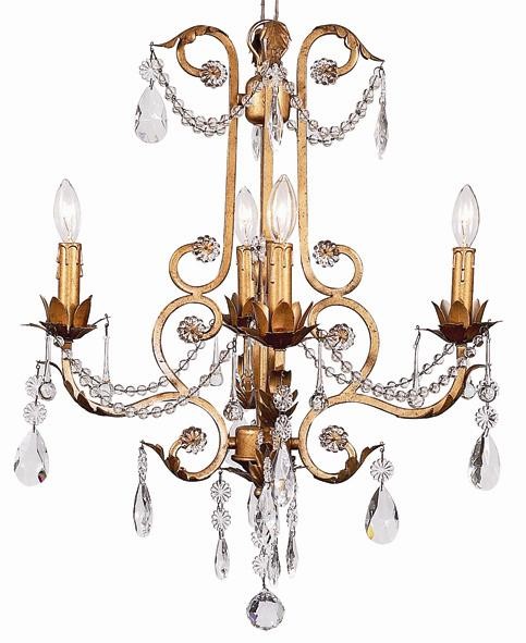 Jubilee Valentino 4-Arm Chandelier - 7501 7502 7506 7508