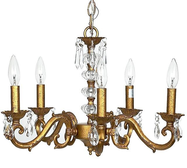 Jubilee Turret 5-Arm Chandelier