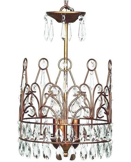 Jubilee Crown 3-Arm Chandelier