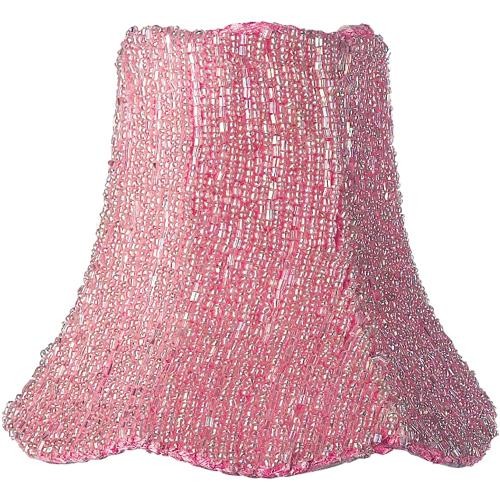 Jubilee Glass Bead on Fabric Chandelier Shade