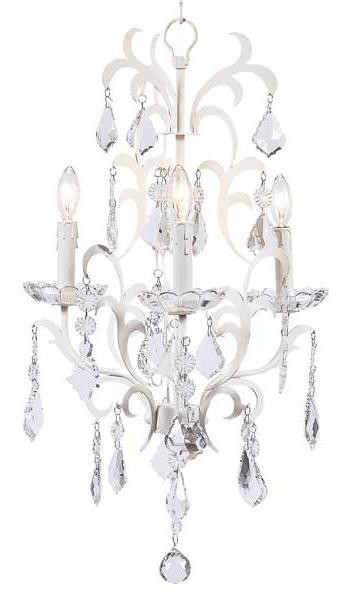 Jubilee Damask 3-Arm Chandelier - 7602 7608