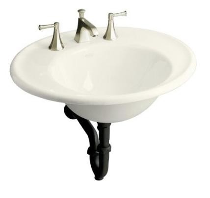 Kohler Iron Works Lavatory Biscuit Exterior K-2822