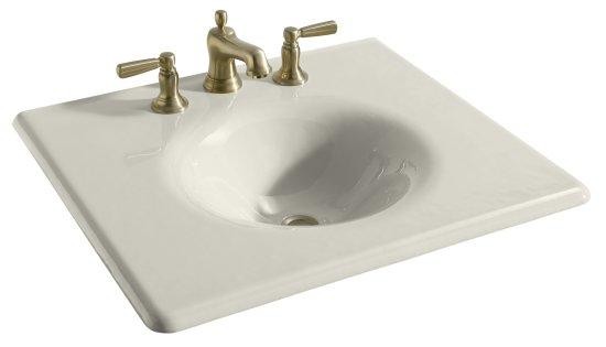 K-3048 Iron/Impressions 25" Cast Iron Lavatory