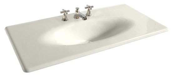 K-3052 Iron/Impressions 43" Cast Iron Lavatory