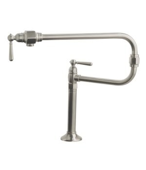 K-7323 HiRise Deck-Mount Kitchen Pot Filler
