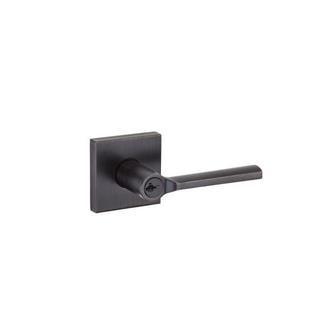 Kwikset 156LSLSQT Lisbon Square Entry Door Lock SmartKey