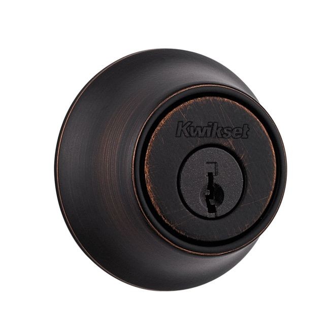 Kwikset 660-SRV1 Single Cylinder Deadbolt with New Chassis SmartKey The  Home Decor