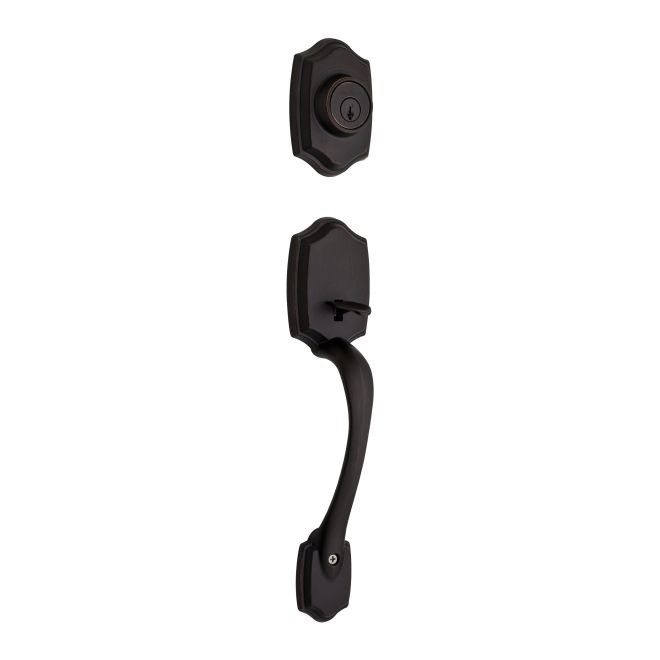 Kwikset 689BWLIP-S Belleview Double Cylinder Exterior Handleset SmartKey