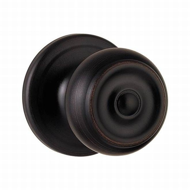 Kwikset 720PE-BB Phoenix Passage Door Lock in Brown Box