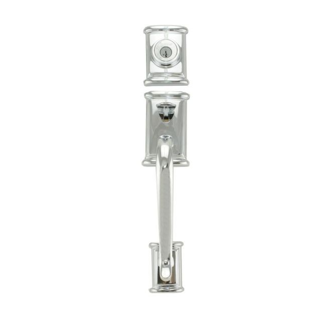 Kwikset 801ADHLIP Ashfield Double Cylinder Exterior Handleset